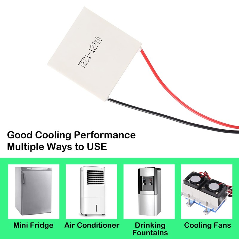 5Pcs TEC1-12710 Heatsink 12V 92W Thermoelectric Cooler 40mm x 40mm