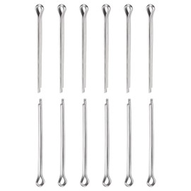 DTGN 2 mm x 35 mm (D x L) Splitter Clip Pins - Pack of 30 - Good for Machines - 304 Stainless Steel Hairpin Clasp - Silver