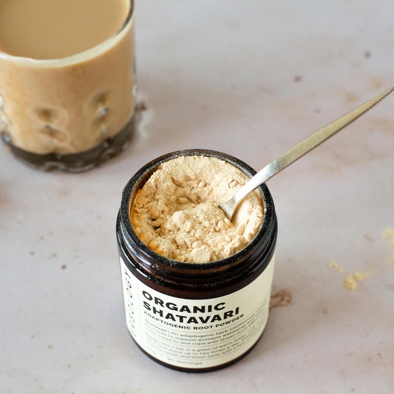 Erbology Organic Shatavari Powder 90g - 90 Servings - Sustainably