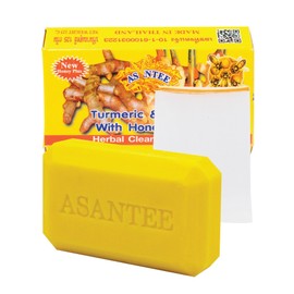 ASANTEE Turmeric & Ginger With Honey Cleansing Soap (Pack of 1)