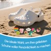 ClcIosis 30 Stück Schuh Zubehör, Anstecker Blumen Schuh Charms Stecker