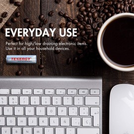 Tenergy AA Rechargeable Battery and Charger Combo TN162 8-Bay Smart LCD AA/AAA NiMH/NiCd Charger + 8 AA NiMH Rechargeable Batteries