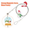 OOTSR 2Pcs Photo Hanging Wire and 24Pcs Mini Magnets, 1.5m(4.9ft)