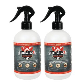 SNiPER II Disinfectant Cleanser and Odor Eliminator, Cleaner for Outdoor Disinfecting Purposes, Use for Hunting, Fishing, and Camping, Made in the USA, 16 Ounce Spray Bottle, 2-Pack