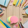 Evergreen Goods 8 Pads Speech-Bubble Shaped Sticky Notes - Pastel