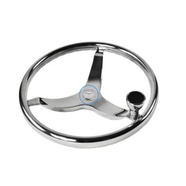 MARINE CITY 5/8 Inches-18 Thread Stainless Steel Strong Sturdy Steering Wheel Mounting Nut Smooth Design Fine Polished for Marine Boat Yacht Accessory Hardware
