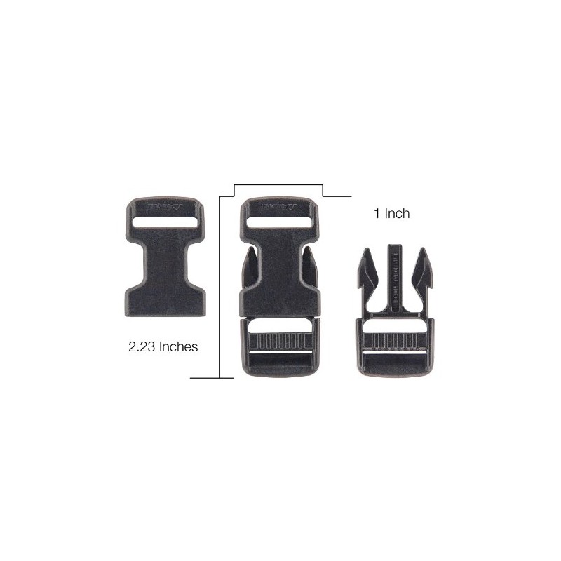 Duraflex 10-3/4 Inch Mojave® National Molding Plastic Buckles