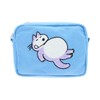 Sunstar Stationery S1428713 11 Piki Cats, Pencil Case, Embroidered, Tummy