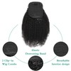 Afro Kinky Curly Drawstring Ponytail 4C for Black Women Afro