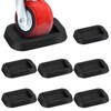 Zhulerzil Furniture Wheel Stopper for Hardwood Floors - 8 Pack