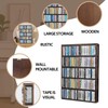Wooden cassette tape storage Rack,Hold up to 115 cassette tapes,Wall