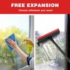 Professional 8.1" 2 in 1 Window Squeegee with 16" Long