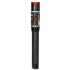 50 mW Visual Fault Locator Optical Cable Test Pen Tester SC/FC/ST 2.5 mm Interface VFL Fibre Optic Tester 50 km Range for CATV Telecommunications Multifunctional Tester (Red)