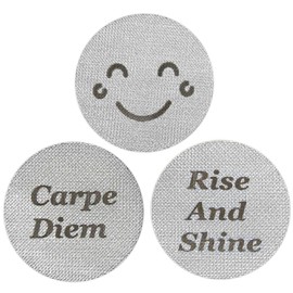 PuckBuddy 51mm Espresso Puck Screen (3 Pack) - Lower Shower Screen - Metal Contact Screen for 51mm Portafilter Filter Basket - 1.7mm Thickness 150μm Mesh - 316 Stainless Steel (51mm)