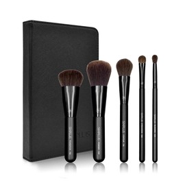 SIXPLUS Six Plus Makeup Brushes Set of 5 - Dawn Series (Black)