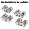 Universal joint coupling shaft motor connection coupling with screws, 4