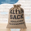 woric Gift Bag Old Sack Congratulations, Jute Bag Gift Wrapping
