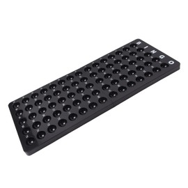 GSE Bingo Master Board for 7/8" Bingo Balls, Plastic Bingo Calling Board for Bingo Game, Great for Parties, Large Groups, Family Game Night (Black)