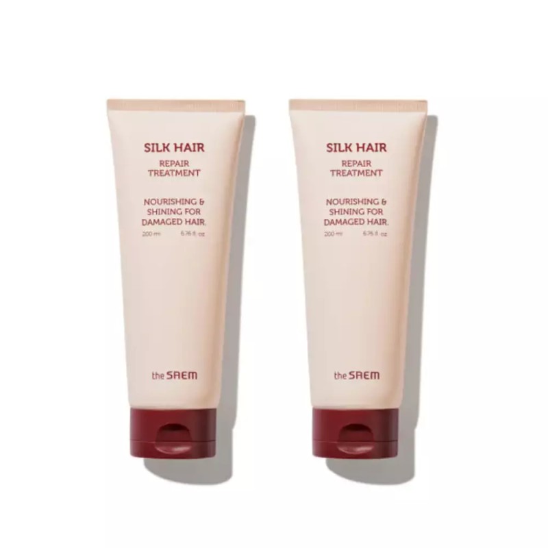 The Saem 더샘 실크 헤어 리페어 수분 영양 트리트먼트 X2개