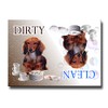 Dachshund Clean Dirty Dishwasher Magnet No 4