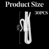 30 Pcs Adjustable Curtain Hooks for Drapes Depth Pinch Pleat