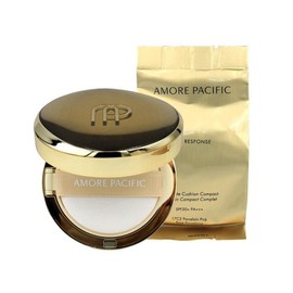 Amorepacific 아모레퍼시픽 타임 레스폰스 컴플릿 쿠션 컴팩트 15gX2 (본품+리필) G Amorepacific Time Response Complete Cushion Compact 15gX2 (Full Size + Refill) G