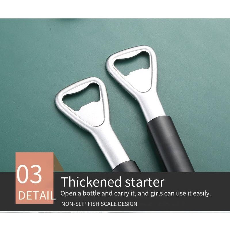 Adjustable Jar & Bottle Opener, Stainless Steel, Manual, Kitchen
