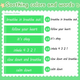 HEYTIMI 24Pcs Chair Bands for Kids with Fidgety Feet Anxiety Sensory Rubber Band Chair Desk Band ADHD Tools Stretchy Fidget Bands for Kids Students (green)