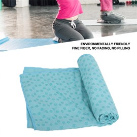 Yoga Mat Cover Anti Slip Yoga Mat Towel Fitness Exercise Blanket for Yoga Gym 183 X 63cm