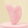 Massager Quartz Massage Lymph Face Heart Circulation Gua Sha Rose Heart Gwasha 5ea