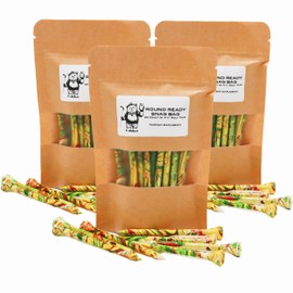 Honey Hole Golf Break-Resistant Wooden Golf Tees – Above Average Eco-Coating for Added Strength for Increased Reuse - Packaged in 20 Count Round Ready Snag Gift Bags - 3 ¼” Golf Tees (Three Pack)