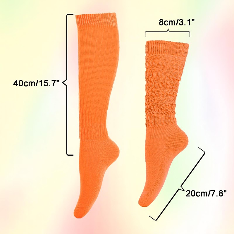 Gvhntk Slouch Socks Women 80s 90s Scrunch Socks Extra Long