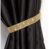 Pair Of Diamante Crystal Tie Backs (Gold)