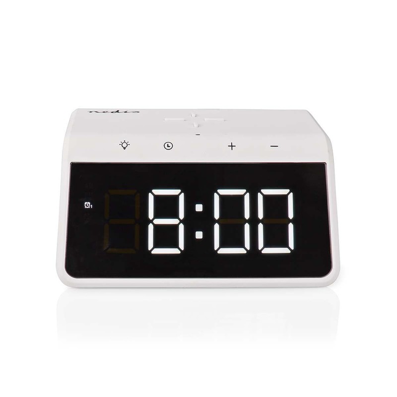 Nedis Alarm Clock Wireless Charging | Qi Certified | 5/7.5/10/15