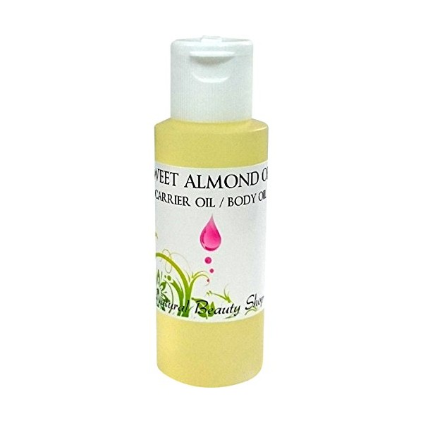 Sweet Almond Oil 3.4 fl oz (100 ml), Purified Natural Additive-free Translucent Bottle Type Carrier Oil Aroma Base Oil