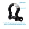 ESKEAR Shackles 3/4" D Ring Shackles Heavy Duty Forged Steel