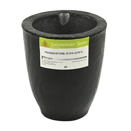 A1 Salamander Crucible Super Clay Graphite for Melting Gold Silver Copper Brass