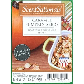 ScentSationals Caramel Pumpkin Seeds Wax Cubes