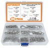 ISPINNER 100pcs 304 Stainless Steel Cotter Pins Assortment Kit, 7