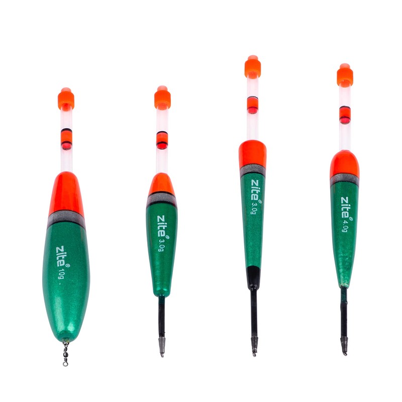 Zite Fishing Glow Stick Floats Assortment with Float Tube -