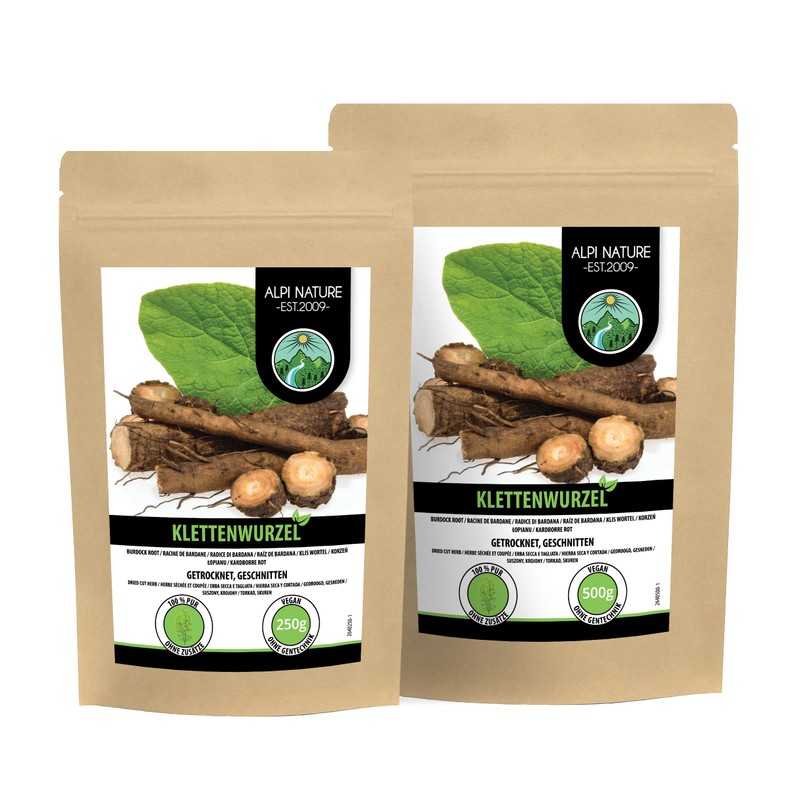Burdock root cut (250g, 8.8oz), dried burdock root tea, 100%