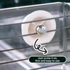 AIMALL Parrot Acrylic Stainless Steel Food Basin Box, Anti-Scattering Feeder