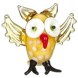 Ganz Mini Glass Animal- New Owl (1 Inch tall)