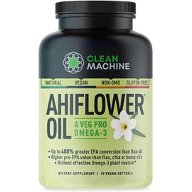 Vegan Fish Oil Alternative - Award Winning Omega 3, DHA, EPA and GLA Supplement - Plant Based Omegas - 4X Better Than Flax, Chia & Hemp - Contains GLA not Found in Algae - 90 Vegan softgels