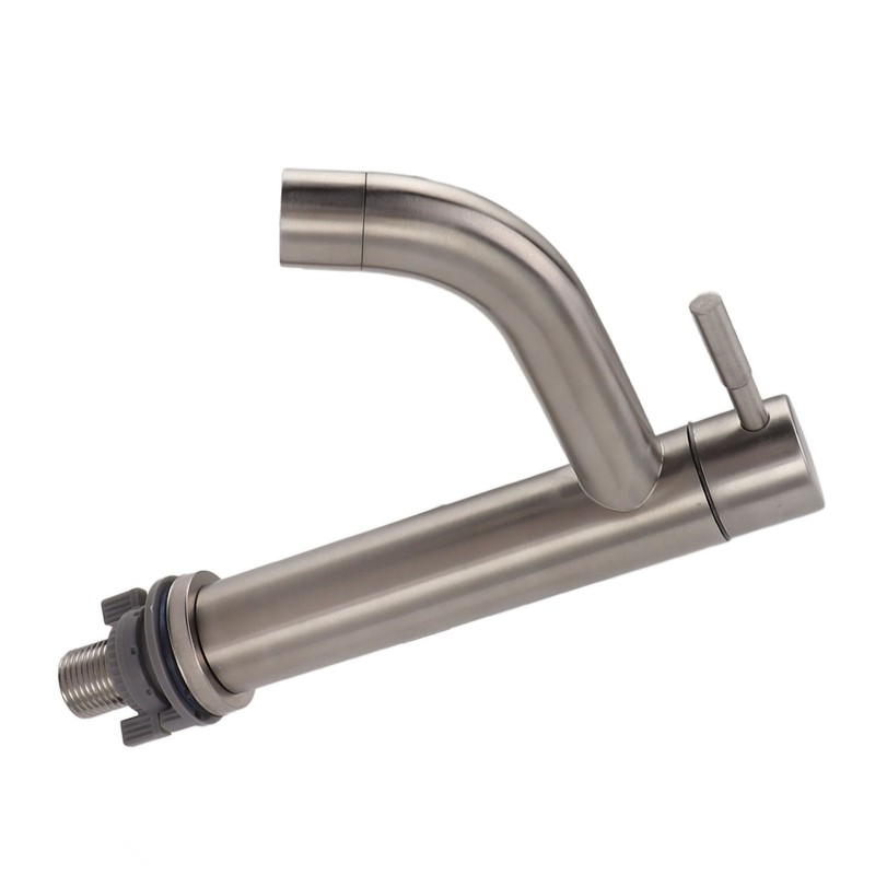 Kitchen Faucet Single Hole Stainless Steel Single Cold Sink Faucet