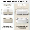 Compact Leakproof Travel Soap Case with Lid & Silicone Strap