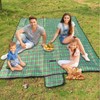 Armo Extra Large Tartan Picnic Blanket With Carrying Handle Waterproof