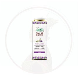 Thai Snake Brand Snake Cooling Powder Lavender, 280g, 2 pieces / 스네이크 쿨링 파우더 라벤더, 280g, 2개