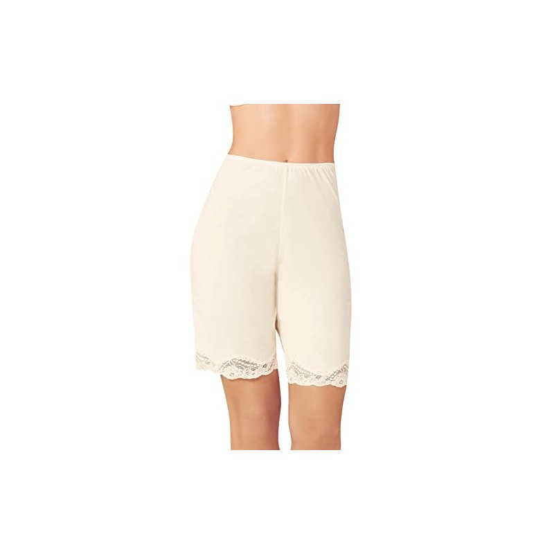 Ilusión Fondo Modelo 2637, Enagua Corta Mujer, Beige, XL
