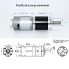 Brushed DC Motor All Metal Pure Copper Wire Rotor Fast